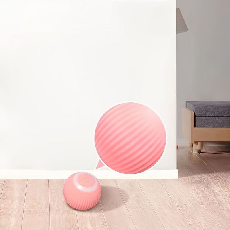 Brinquedo Smart Cat Ball com 150 MAh Bettery: uma bola rolante automática para horas de diversão interativa!