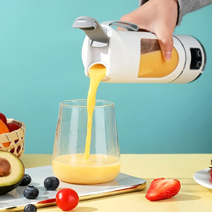 Liquidificador e espremedor portátil recarregável por USB - fácil de limpar, perfeito para bebidas de frutas e vegetais, milkshakes - capacidade de 10,14 onças a 16,91 onças