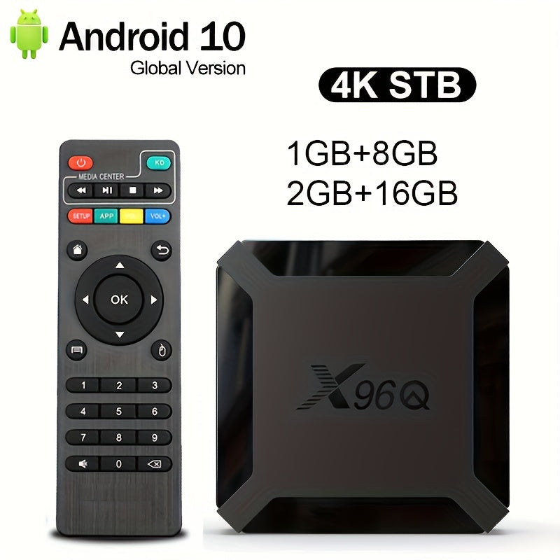 Android10 x96q caixa de tv inteligente allwinner h313 quad core cpu streaming media players 4k 2.4g wifi plugue da UE prefixo de tv