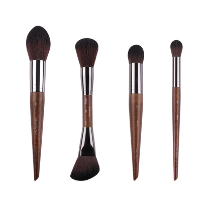 MyDestiny MUF Conjunto de pincéis de maquiagem e kit para base, blush, sombra, destaque em pó, pincéis de sobrancelha para artista profissional