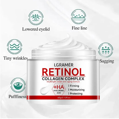 Creme Firmador Lifting Retinol Colágeno Suavizante Rugas Creme Facial Para Hidratante Clareador Clareador Produtos Para Pele