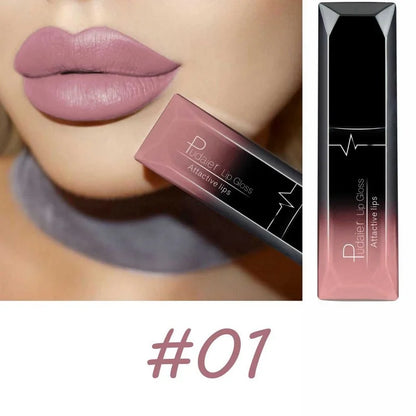 Melhor maquiagem labial 17 cores sexy fosco gloss de longa duração batom líquido creme labial