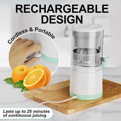 Espremedor elétrico portátil com carregamento USB, liquidificador de frutas, laranja e limão, mini espremedor de suco doméstico, misturador, espremedor de frutas cítricas, espremedor de frutas