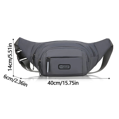 Nova Pure Canvas Fit Waistpack Mobile Waistpack Masculino Esportes Lazer Corrida Anti Furto Ultra Fino Invisível.-zmt