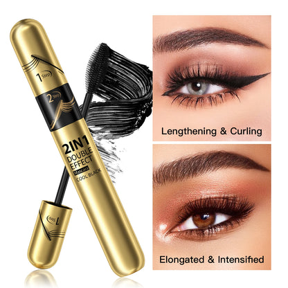 4D Silk Fiber Lash Mascara Waterproof Rimel 3d Mascara Para Extensão De Cílios Preto Grosso Alongamento De Cílios