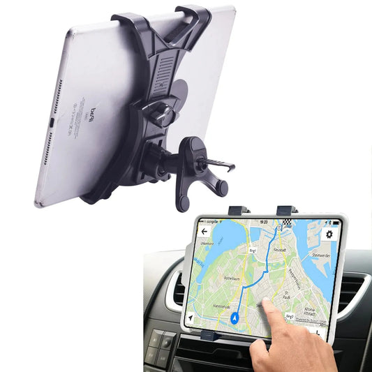 Suporte para tablet de ventilação de ar para carro Suporte universal para tablet Suporte para carro compatível com tablets de 7" a 12" iPad Pro Mini Air 2