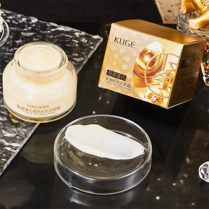 Creme facial de colágeno, creme firmador e lifting, hidratante, iluminador, redutor de rugas e linhas finas, produtos para clarear a pele