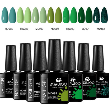 Conjunto de 7 peças de esmalte em gel para unhas, faça você mesmo, design de arte em unhas, tudo para decoração, gel UV de imersão, pintura de manicure de longa duração, kits de gel Vernis