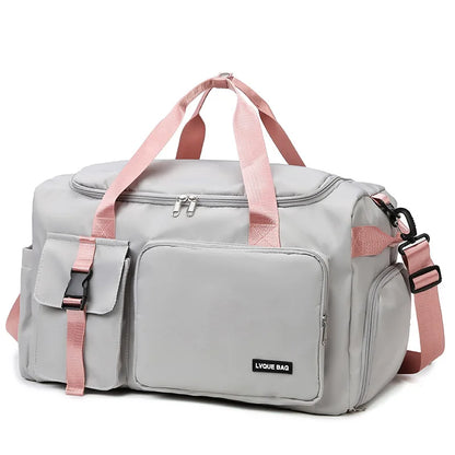 Saco desportivo/saco de viagem seco molhado bolsas para mulheres natação ombro crossbody fitness saco viagem ao ar livre weekender duffel