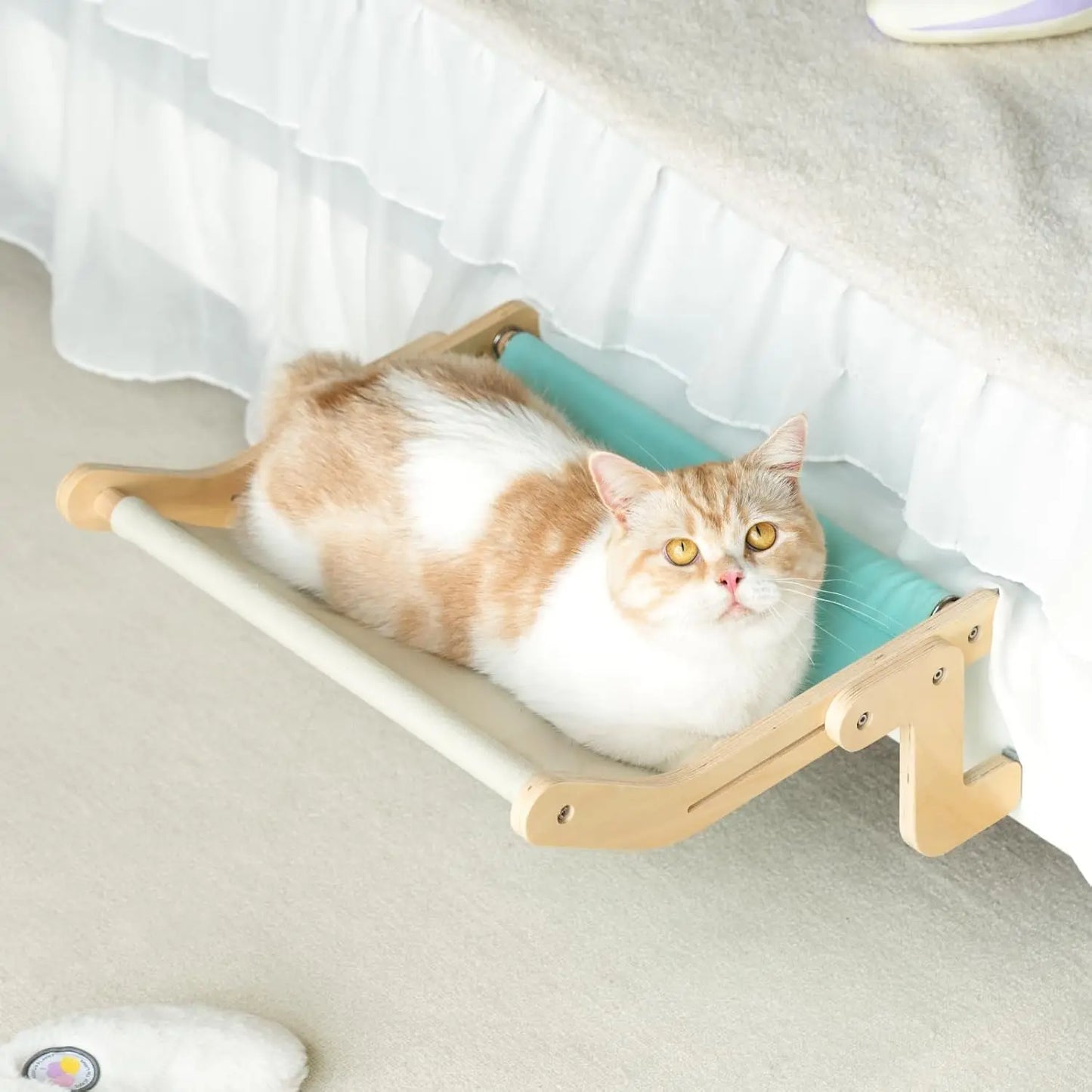 Cama de cabeceira Ninho para animais de estimação Janela Pendurada Cama para gatos Portátil Removível Varanda Rede para gatos Rede Pendurada Cama para gatos Ninho para animais de estimação