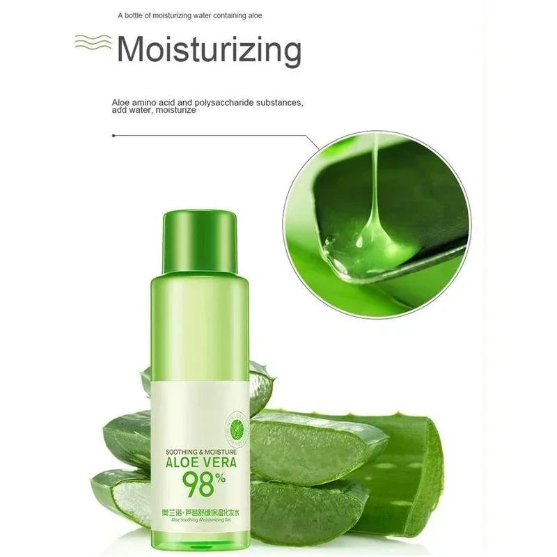 120ml Aloe Vera Face Toner Tônico Hidratação Cuidados com a Pele Minimizador de Poros Controle de Óleo Maquiagem Água Toner Hidratante Calmante