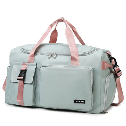 Saco desportivo/saco de viagem seco molhado bolsas para mulheres natação ombro crossbody fitness saco viagem ao ar livre weekender duffel