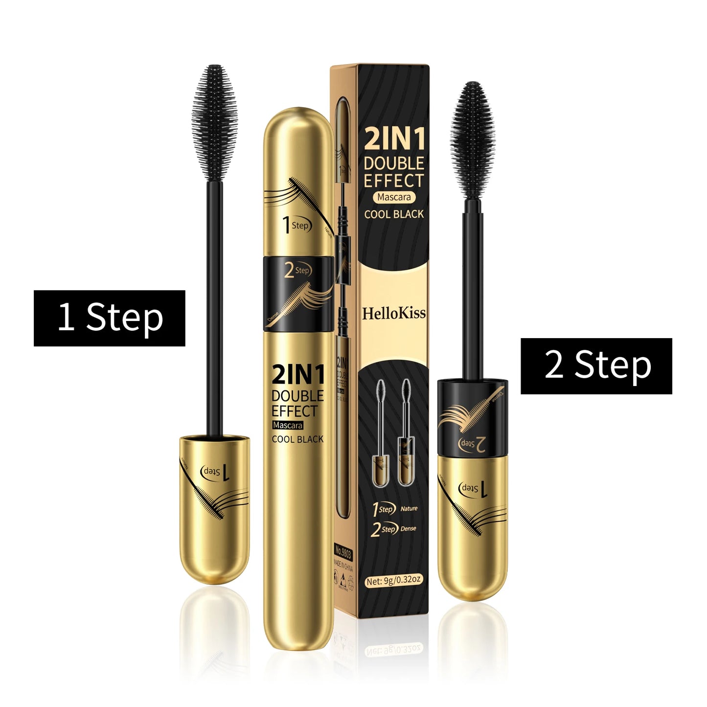 4D Silk Fiber Lash Mascara Waterproof Rimel 3d Mascara Para Extensão De Cílios Preto Grosso Alongamento De Cílios