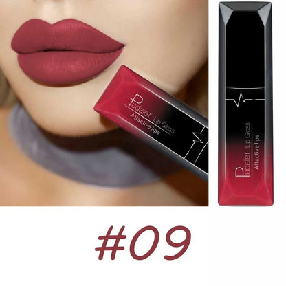 Melhor maquiagem labial 17 cores sexy fosco gloss de longa duração batom líquido creme labial