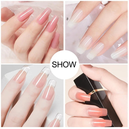 Kit de esmalte em gel com lâmpada UV para unhas, máquina elétrica de broca para unhas, kit de base e acabamento para unhas, conjunto de ferramentas para esmalte em gel Soak OFF