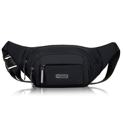 Nova Pure Canvas Fit Waistpack Mobile Waistpack Masculino Esportes Lazer Corrida Anti Furto Ultra Fino Invisível.-zmt