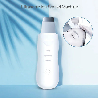 Profissional Não Ultrassônico Facial Skin Scrubber Ion Deep Face Limpeza Peeling Recarregável Dispositivo de Cuidados com a Pele Instrumento de Beleza