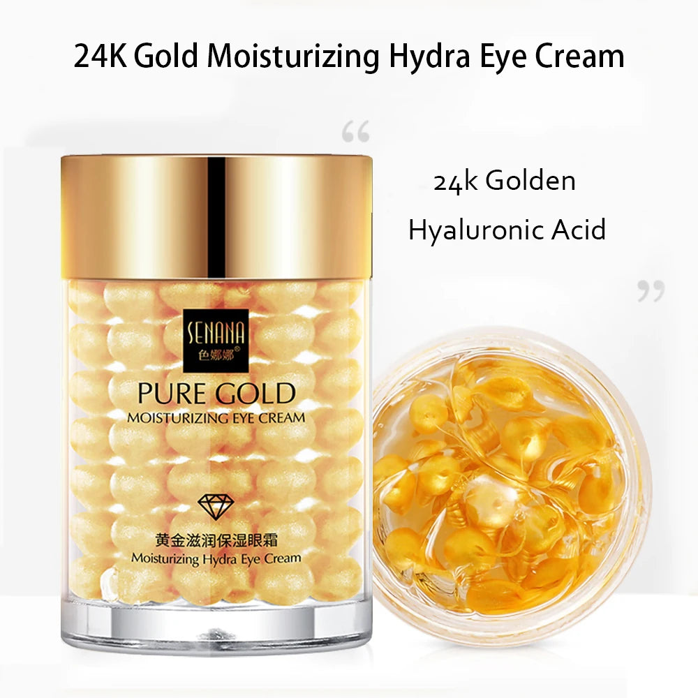 Conjunto de cuidados com a pele 24K Gold Niacinamide Face Serum Anti Ageing Skin Products Remove Dark Circles Collagen Eye Cream Skin Care Kit