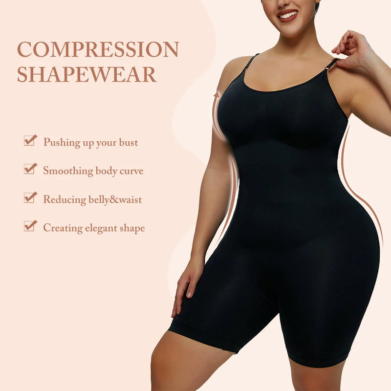 Plus Size Mulheres Butt Lifter Body Shaper Push Up Seios Emagrecimento Cintura Controle de Barriga Shapewear Bodysuit Fajas