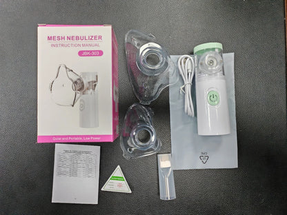 Nebulizador de malha silenciosa médica Inalador de asma portátil Atomizador Cuidados de saúde infantil Mini nebulizador umidificador portátil