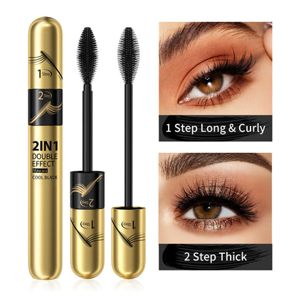 4D Silk Fiber Lash Mascara Waterproof Rimel 3d Mascara Para Extensão De Cílios Preto Grosso Alongamento De Cílios