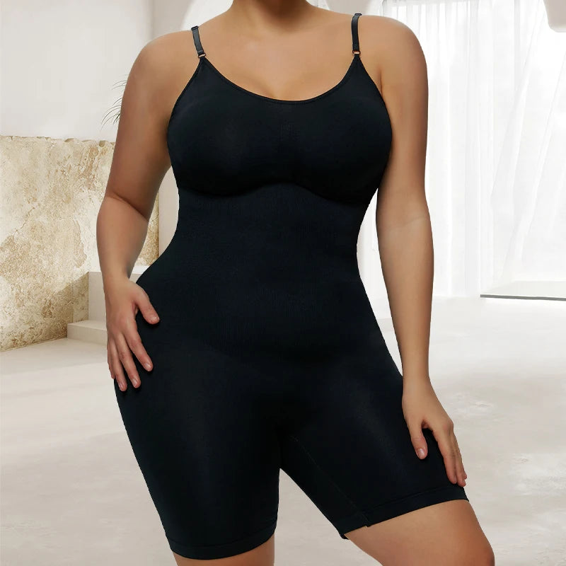 Plus Size Mulheres Butt Lifter Body Shaper Push Up Seios Emagrecimento Cintura Controle de Barriga Shapewear Bodysuit Fajas