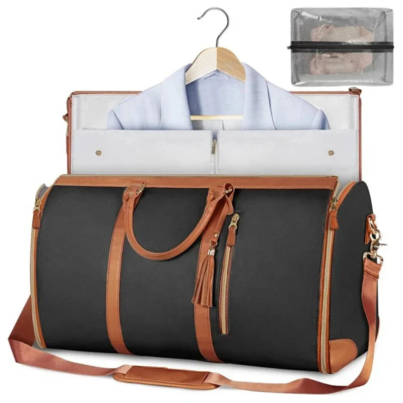 Mala dobrável para roupas, sacolas impermeáveis, grande capacidade, mochilas de viagem, bolsa feminina, bolsas de ginástica ao ar livre, bolsa de ginástica