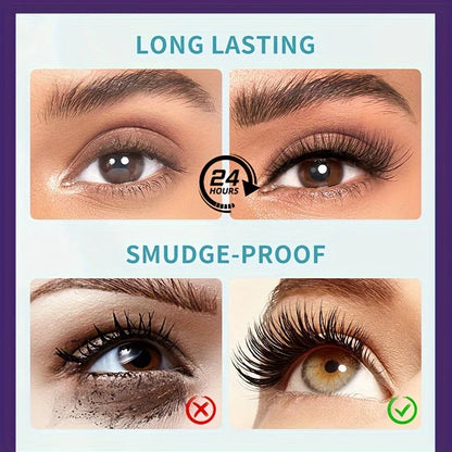 5D Extreme Volume Lash Mascara, à prova d'água e de longa duração, espessamento natural e extensão de cílios curvados