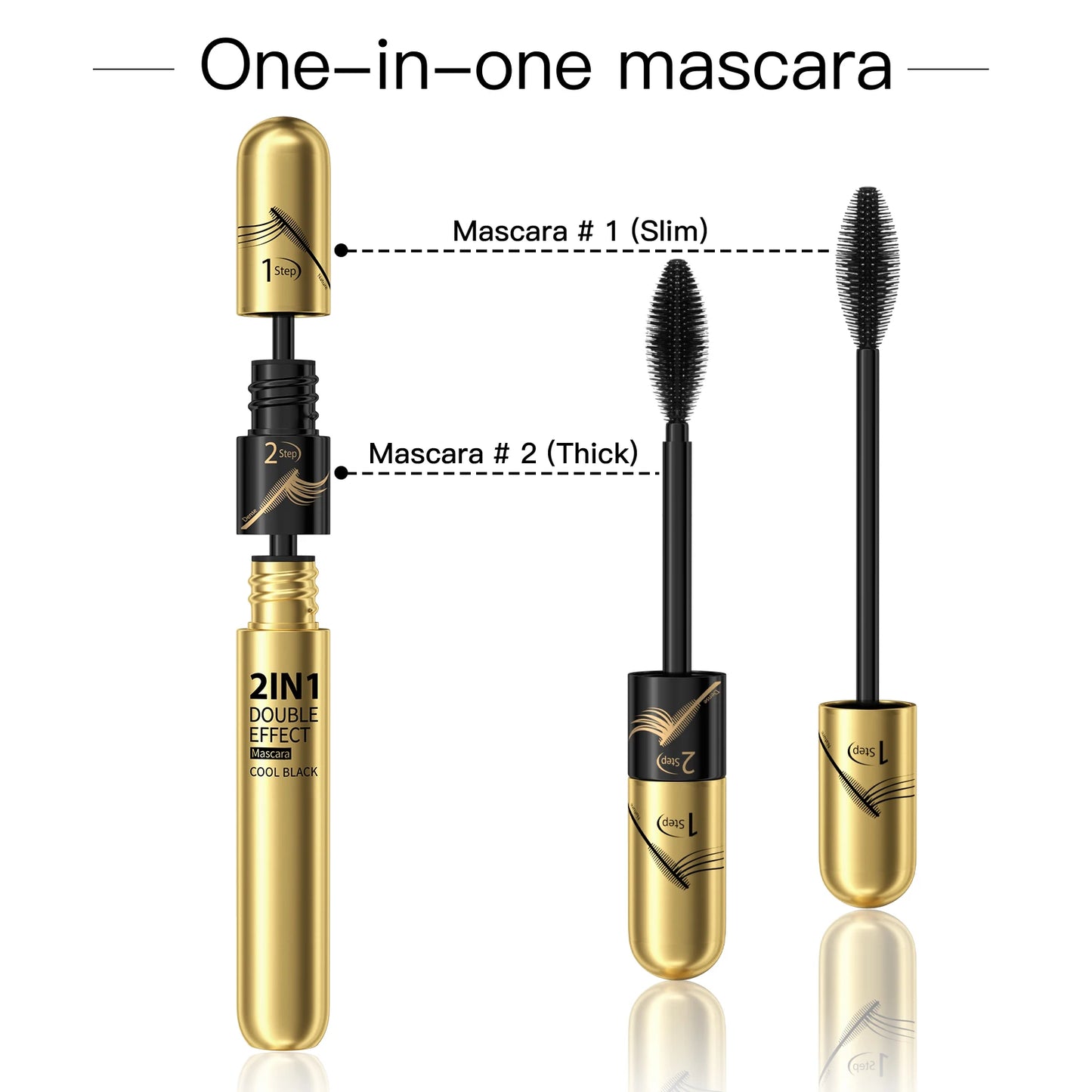 4D Silk Fiber Lash Mascara Waterproof Rimel 3d Mascara Para Extensão De Cílios Preto Grosso Alongamento De Cílios