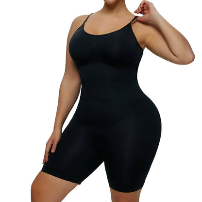 Plus Size Mulheres Butt Lifter Body Shaper Push Up Seios Emagrecimento Cintura Controle de Barriga Shapewear Bodysuit Fajas