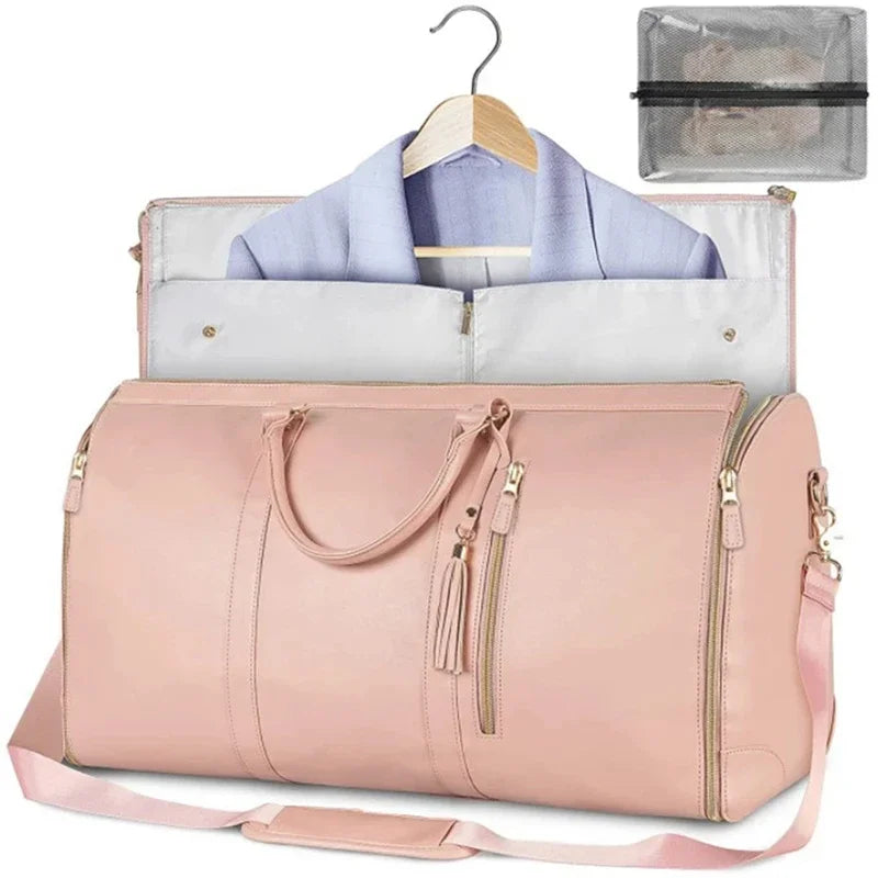 Mala dobrável para roupas, sacolas impermeáveis, grande capacidade, mochilas de viagem, bolsa feminina, bolsas de ginástica ao ar livre, bolsa de ginástica