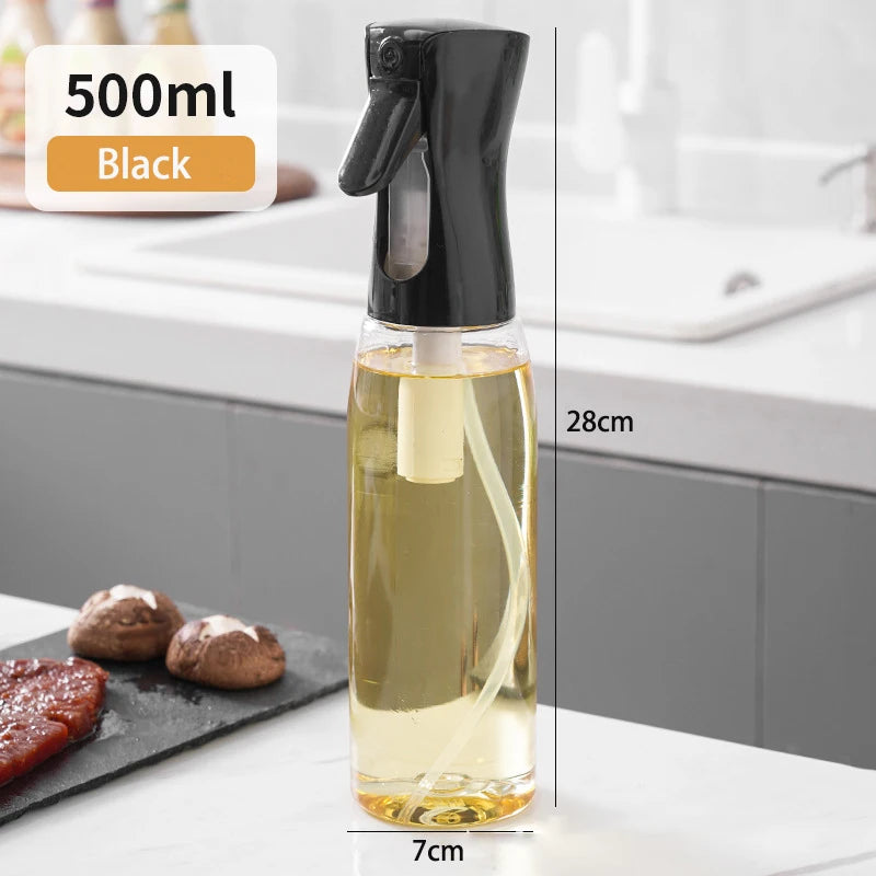 200/300/500ml Frasco de spray de óleo Cozinha Assando Azeite Dispensador Camping Churrasco Assando Salada Vinagre Molho de Soja Pulverizador Recipientes