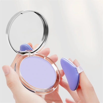 1PC Candy Bella Violet Creme para Pó Pele-amigável Pele Natural Rosto Longa Duração Controle de Óleo Contorno Pó Cosméticos