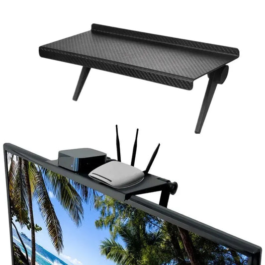 1PC Hot Selling Computador e TV Tela de Armazenamento Rack Roteador Sem Fio Set-top Box Rack Sem Perfuração Suporte de Armazenamento Divine Tool