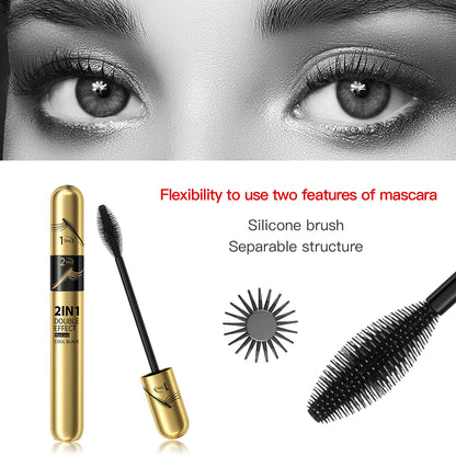 4D Silk Fiber Lash Mascara Waterproof Rimel 3d Mascara Para Extensão De Cílios Preto Grosso Alongamento De Cílios